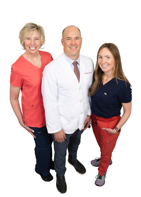 Kimberlain Chiropractic team one doctor two assistants Louisville Kentucky